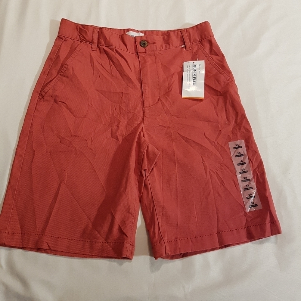 Old Navy Boys shorts built in flex size 14, New